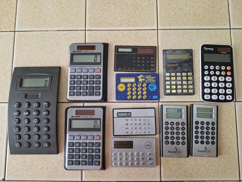 Lot calculatrices - de,