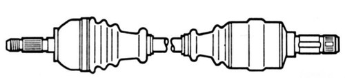 Cardan gauche - , (transmission)