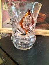 très ancien vase en cristal