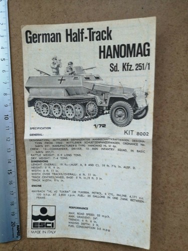 German half track hanomag - half,