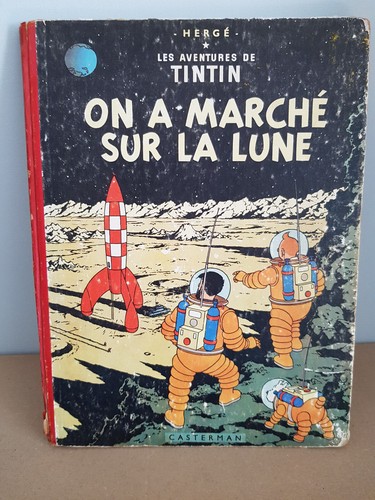 Tintin marché sur la - tintin-,