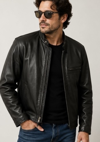 Schott 141 black leather - 141,