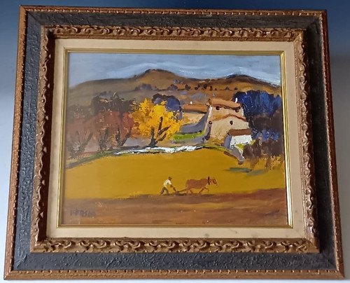 Tableau huile original alfred - huile,