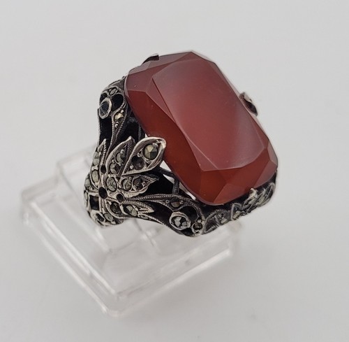 Bague art déco argent massif - bague,