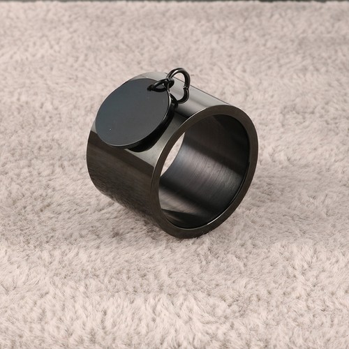 Bague noire neuve breloque - noire,