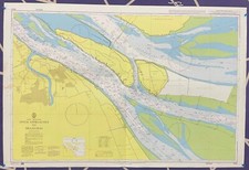 Carte Des Approches Intérieures De Chang Jiang À Shanghai 1603