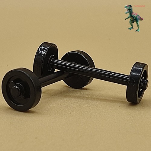 Playmobil essieu noir - x2, -roues