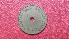 Jeton distributeurs automatiques Adibu S.A.