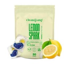 CLEANGANG LEMON SPARK CAPSULES LESSIVE HYBRIDES - 30 CAPSULES