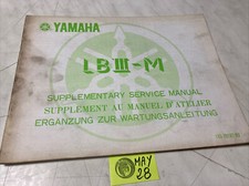 Yamaha Bop 50 LBIII-M 1V3 supplément manuel revue technique moto atelier LB50