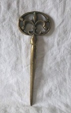 Ancien COUPE-PAPIER Décor