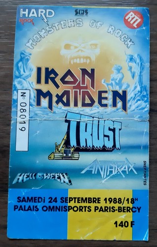 Ticket billet place - billet, concert