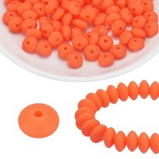 100 Perles En Silicone 12mm