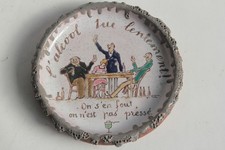 Coupelle L'Alcool tue lentement Absinthe Poterie du Vieux-Montmartre (74967)