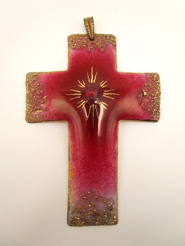 Grand pendentif croix - grand,