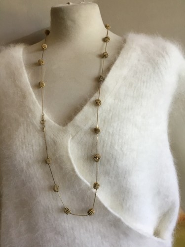 Collier doré boules monet - doré,