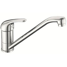 Robinet de cuisine mitigeur d?évier chromé avec bec mobile