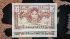Billets 5 Francs Trésor