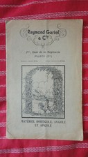 CATALOGUE RAYMOND GARIEL MATERIEL HORTICOLE AVICOLE APICOLE ANNEE 20