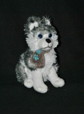 Peluche doudou chien husky