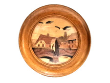 Tableau marqueté rond