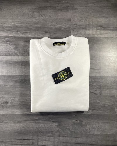Pull stone island - stone, blanc
