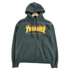 Thrasher Sweat à capuche Homme Taille S Noir #QWE2255