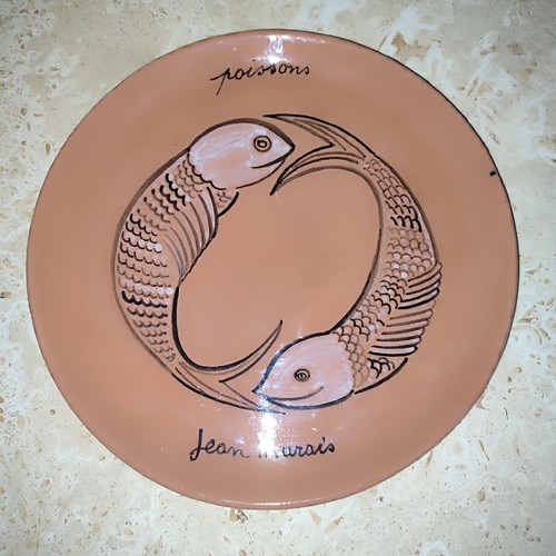 Jean marais assiette poisson - marais,
