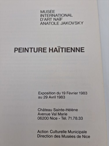 Livre sur peinture haiti - livre, la