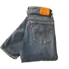 JEAN LEVI'S STRAUSS 711 FILLE ADO SKINNY TAILLE W27 L30 PANTALON BLEU OCCASION