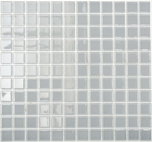 Mosaïque translucide cristal