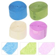  4 Rolls Papier Crêpe Coloré