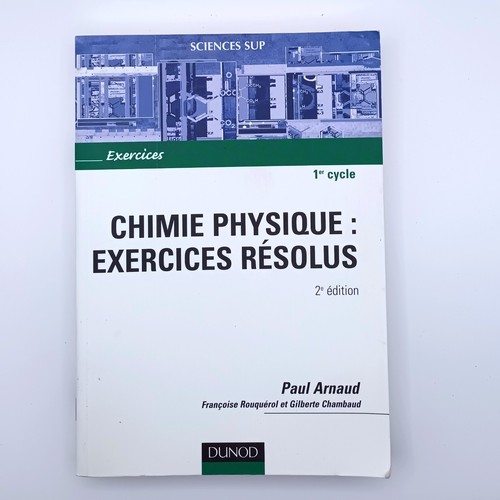 Chimie physique exercices