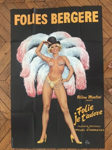 Affiche cabaret folies - affiche,