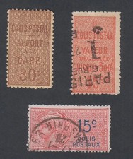 (USA) Timbres colis postaux - n°29-n°30-n°33 - 1919-24 - Neufs oblitérés - Cote 