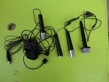 4 ancien  micro magnetophone