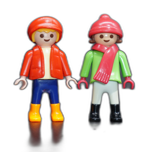 Playmobil fille avec - , chapeau