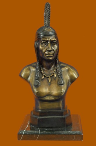 Sculpture bronze buste un - buste, d'un