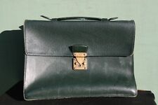 serviette porte document en cuir L. Vuitton. **