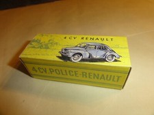 boite vide réédition CIJ 3/49 Renault 4CV Police