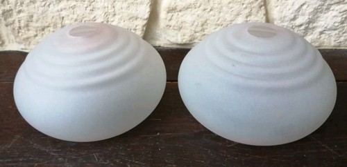 Buf2 lot globes verre rose - lot, 2