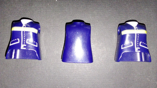 Playmobil bustes torse bleu - torse,