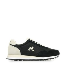 Chaussures Baskets Le Coq Sportif homme Astra 2 Noir Noire Cuir Lacets