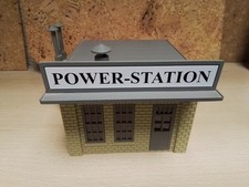 MTH 0 REF 30-90003. MAQUETTE DIORAMA BATIMENT CENTRALE ELECTRIQUE ECLAIRAGE 
