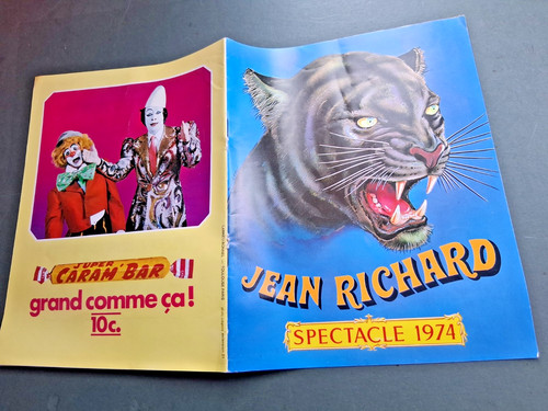 1974 programme cirque jean - programme,