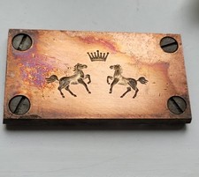 MATRICE CUIVRE AVEC ARMOIRIES