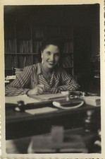 PHOTO ANCIENNE - VINTAGE SNAPSHOT - FEMME BUREAU TRAVAIL SECRÉTAIRE - WOMAN WORK