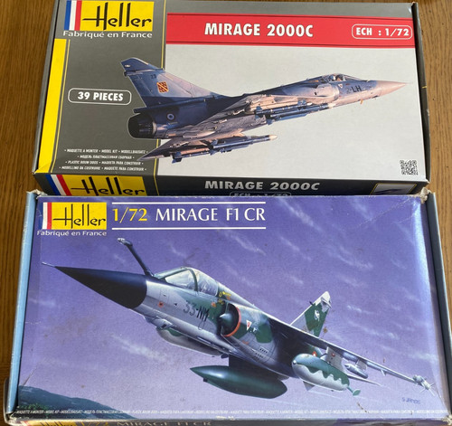 Heller avions mirage 72e - heller, 1/72e