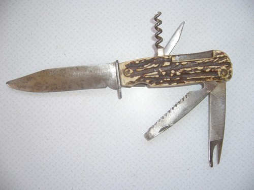 Ancien couteau multilames - ancien,