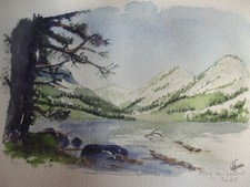 Aquarelle originale signée